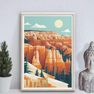 Utah | Bryce Canyon National Park - Bryce - photo print poster - travel art print - wall art