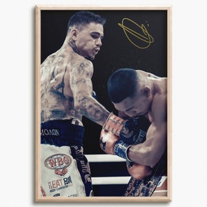 George Kambosos Jr &quot;Ferocious&quot; póster de impresión fotográfica - pre firmado