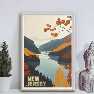 New Jersey | Delaware Water Gap - Dingmans Ferry - photo print poster - travel art print - wall art
