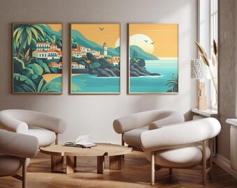 Madeira Island – Funchal | Portugal - Set of 3 - photo print posters - Travel art print - Set of three