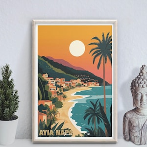 Ayia Napa - photo print poster - Cyprus - Travel art print - Wall art