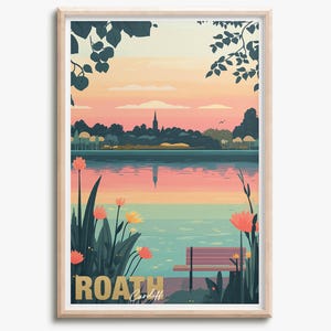 Roath - photo print poster - Cardiff - Travel art print - Wall art