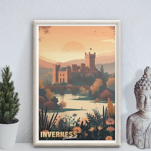Inverness - photo print poster - Scotland - Travel art print