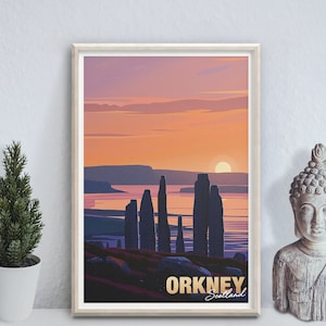 Orkney - photo print poster - Scotland - Travel art print