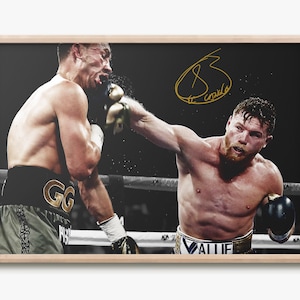 Saul Canelo Alvarez photo print poster - Pre Signed - Exceptional quality
