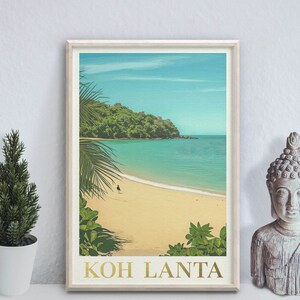 Koh Lanta - Fotodruck Poster - Thailand - Reise Kunstdruck - Ko Lanta