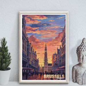 Brussels - photo print poster - Belgium - Travel art print