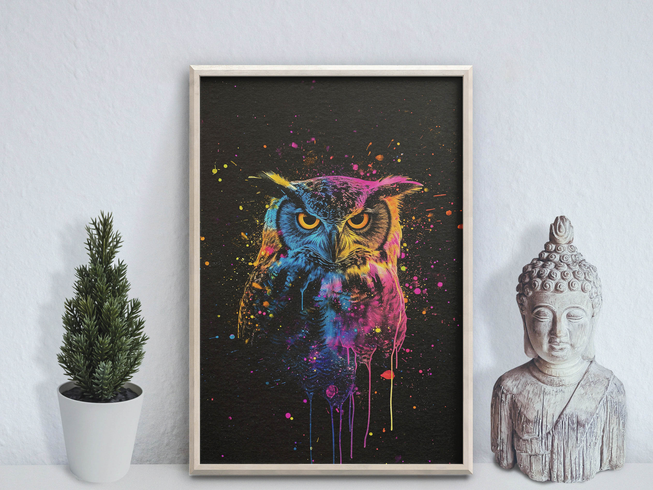 Owl - photo print poster - wall art