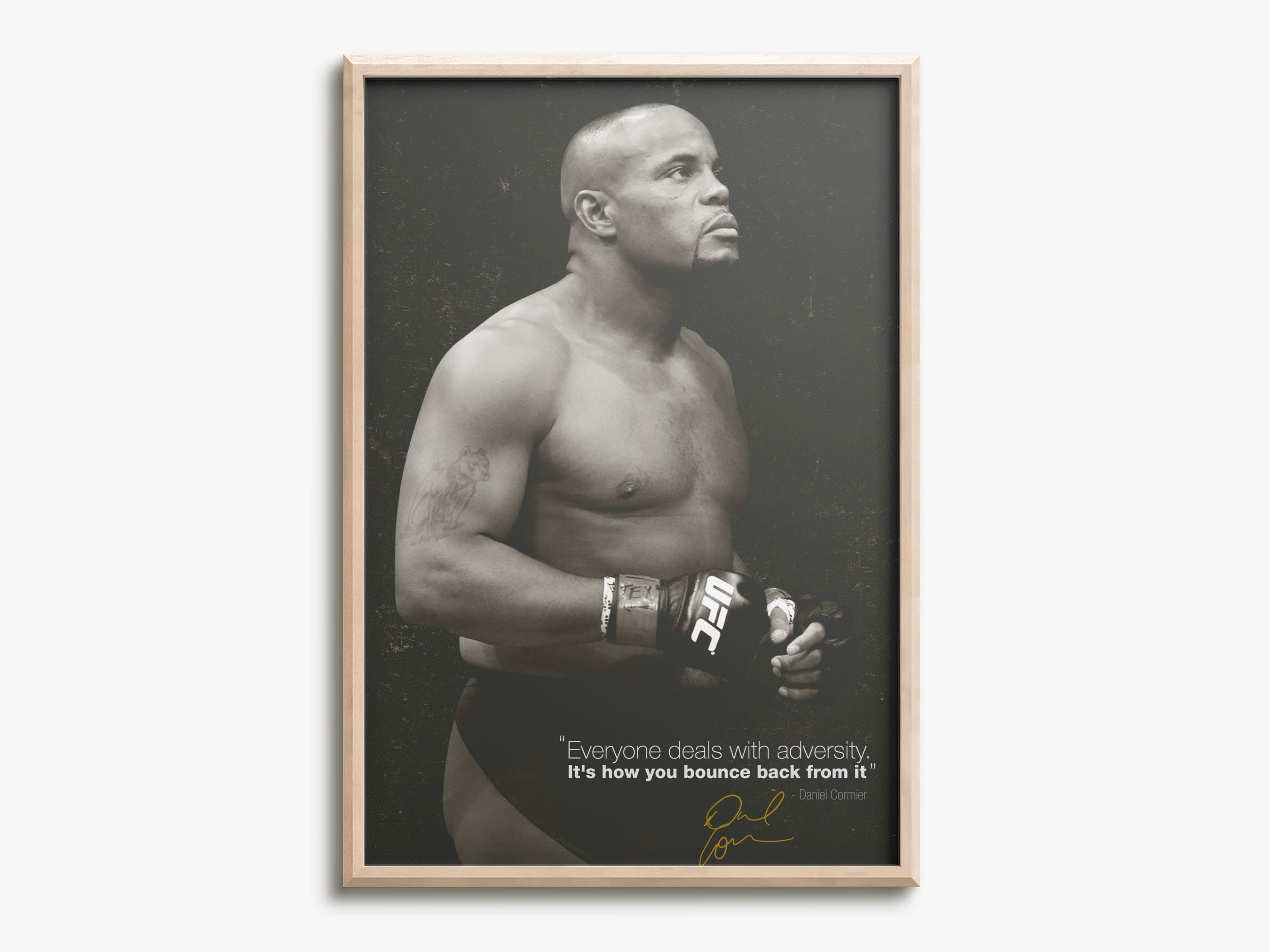 Daniel Cormier Quote Photo Print Poster Pre Signed Exceptional Quality
