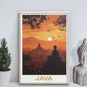 Java - photo print poster - Indonesia - Travel art print