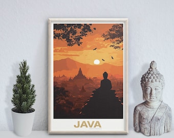Java - photo print poster - Indonesia - Travel art print