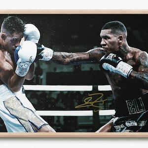 Conor Benn &quot;the destroyer&quot; photo print poster - pre signed