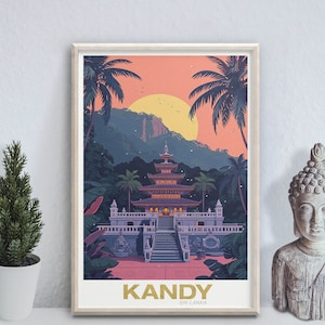 Kandy - photo print poster - Sri Lanka - Travel art print