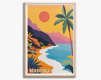 Madeira - photo print poster - Portugal - Travel art print - Wall art