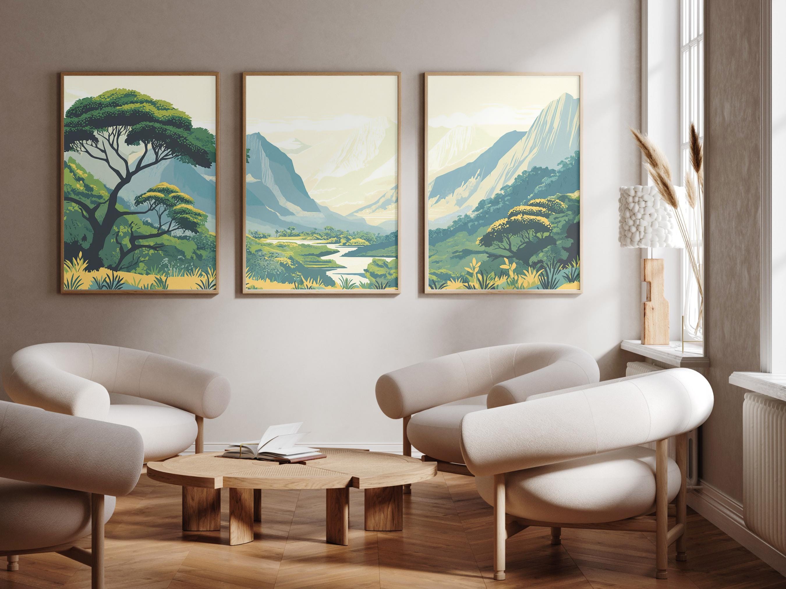 チマニマニ山脈 | ジンバブエ - 3 枚セット - 写真プリント ポスター