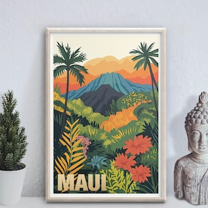 Maui | Haleakalā National Park - Hawaii - photo print poster - travel art print - wall art