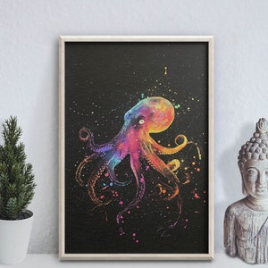 Octopus - photo print poster - wall art