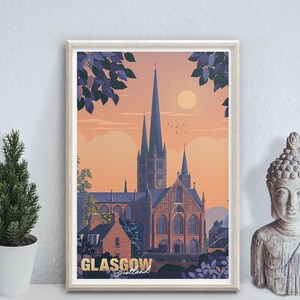 Glasgow - photo print poster - Scotland - Travel art print