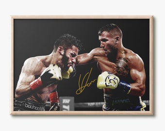 Foto Stampa Con Firma Di Marvin Hagler &ndash; Autografata (PRE PRINTED) &ndash; Boxe