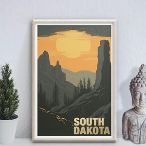 South Dakota  | Black Hills - photo print poster - travel art print - wall art
