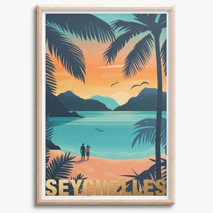 Seychelles - photo print poster - Travel art print - Wall art