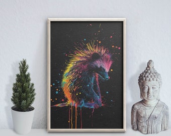 Echidna - photo print poster - wall art