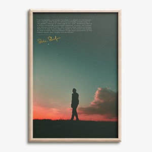 Alexander Shulgin &quot;Sasha&quot; quote photo print poster - Pre signed - MDMA - psychedelics - hallucinogens