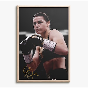 Katie Taylor photo print poster - pre Signed - Exceptional quality