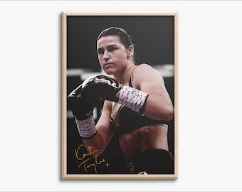 Katie Taylor photo print poster - pre Signed - Exceptional quality