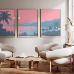 Hua Hin - Set of 3 - photo print posters - Travel art print - Set of three - Thailand