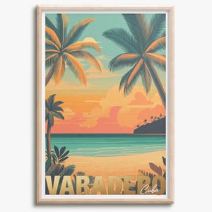 Varadero - photo print poster - Cuba - Travel art print - Wall art