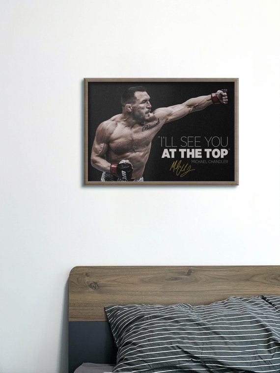 マイケル・チャンドラー「アイアン」の引用 - 写真プリントポスター