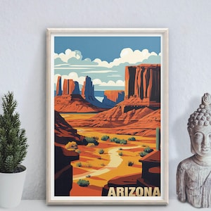 Arizona | Monument Valley - photo print poster - travel art print - wall art
