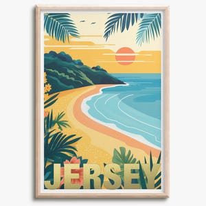 Jersey - photo print poster - Channel islands - Travel art print