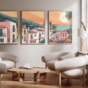 Marbella Old Town, Costa del Sol - Set of 3 - photo print posters - Travel art print - Set of three - wall art