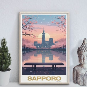 Sapporo - photo print poster - Japan - Travel art print