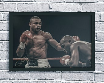 ロイ・ジョーンズ・ジュニア写真プリントポスター - サイン入り