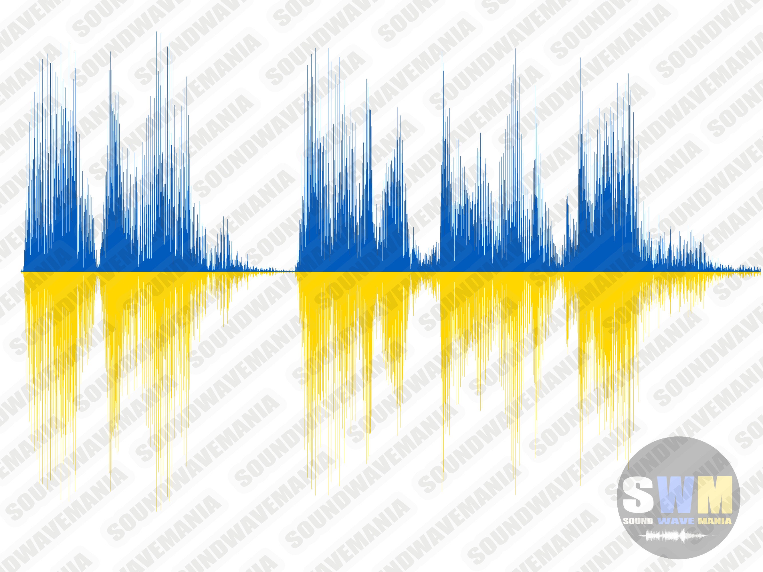 Printable Design A4 PNG Soundwave Instant Digital Download - Etsy