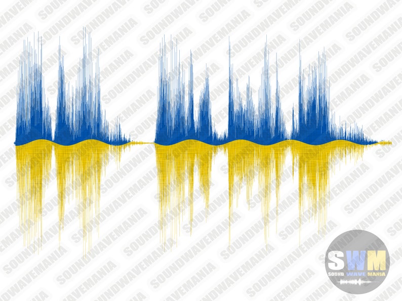 Printable Design A4 PNG Soundwave Instant Digital Download - Etsy
