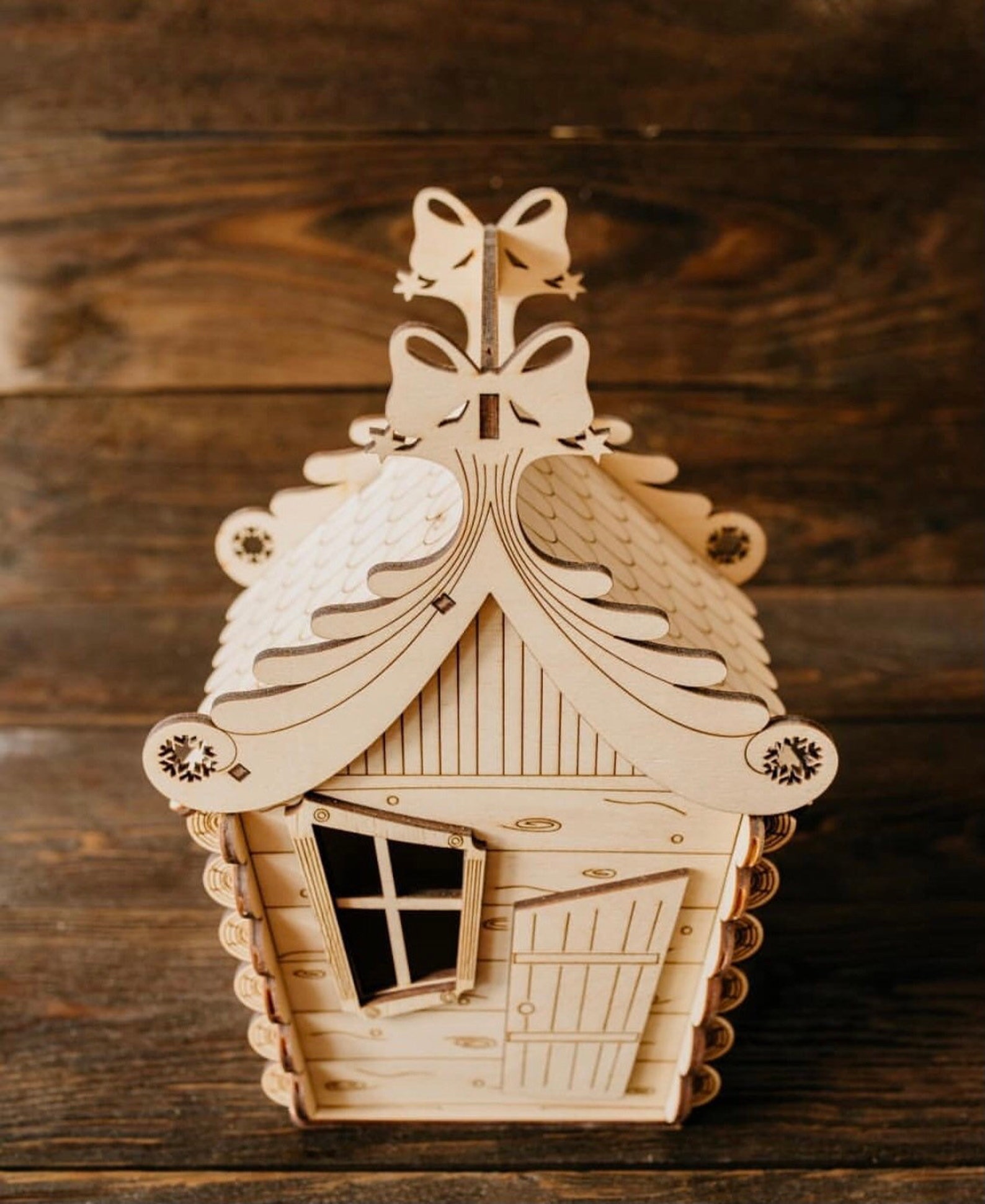 Personalised wooden christmas eve box Wooden Christmas box handmade box for sweets wooden | Etsy