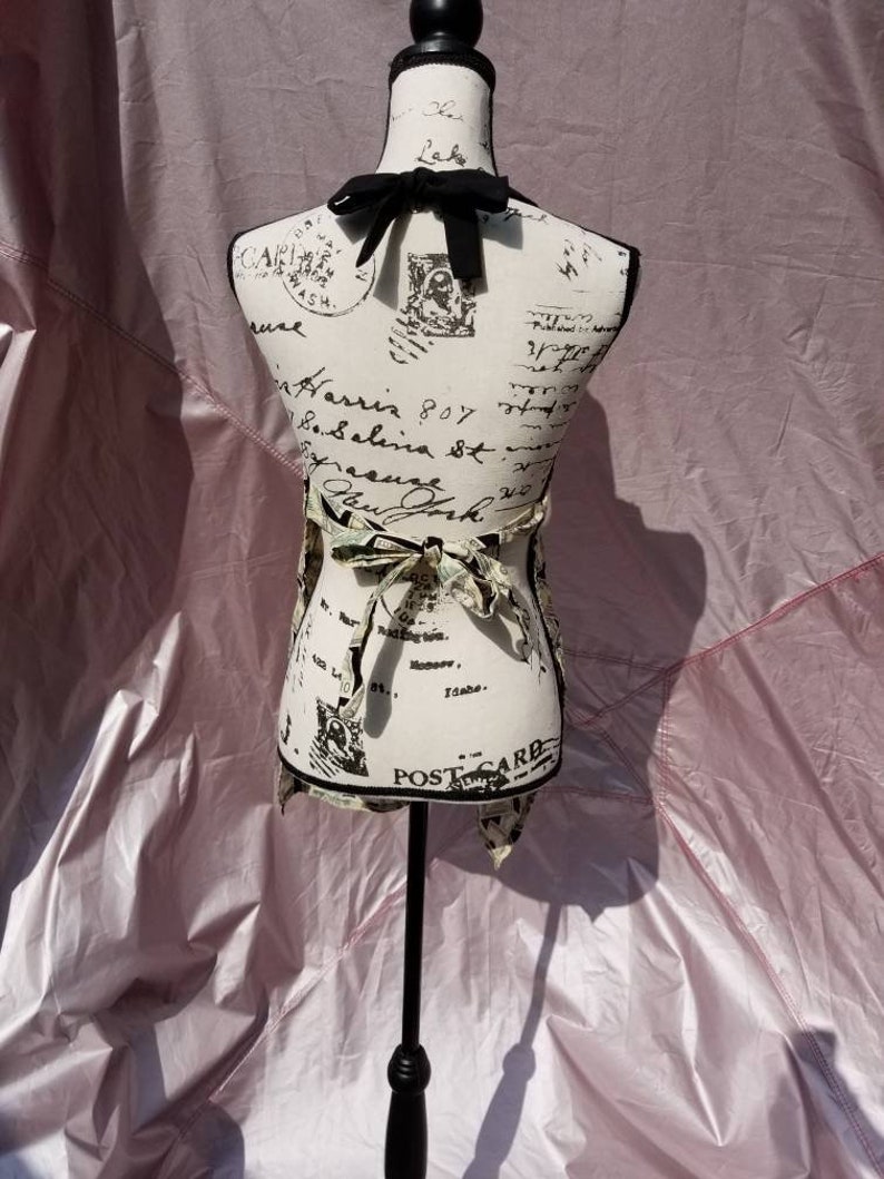 Adult Money Apron ~ Dollar bill print Apron ~ Fun Apron ~ One size Apron ~ Fun Print Aprons ~ Unisex Apron