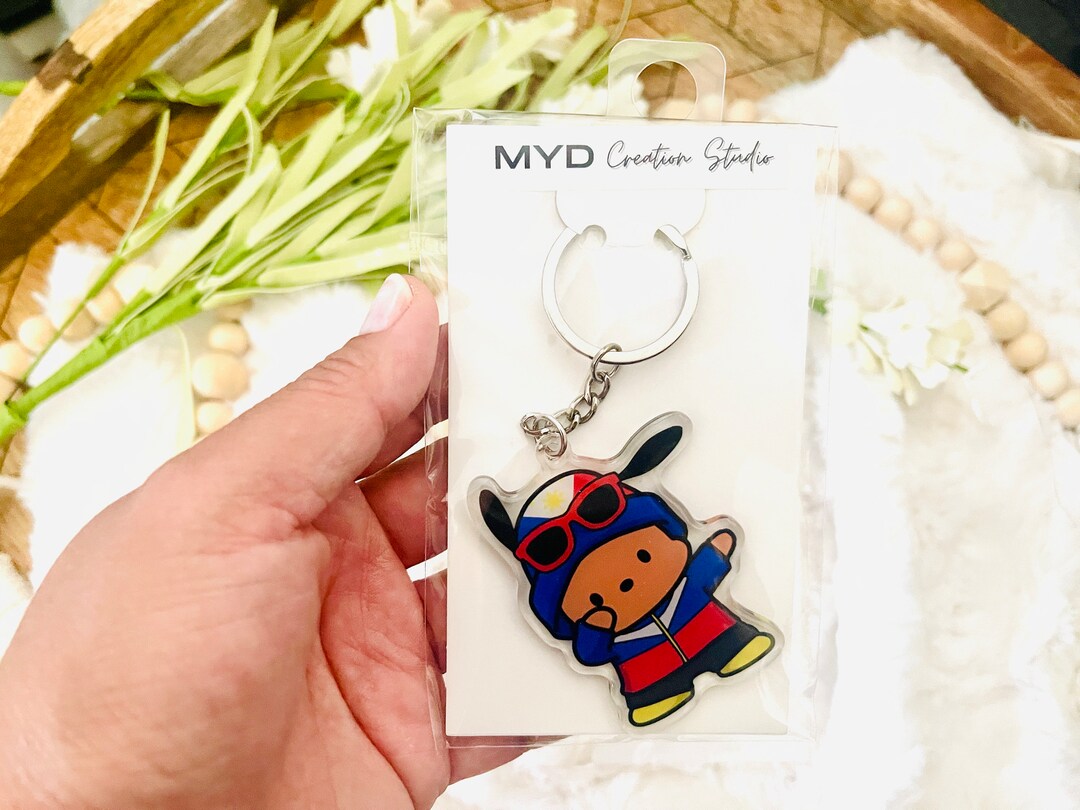 Keychain-filipino Pinoy Boy Keychain, Cute Kawaii Character, Filipino ...