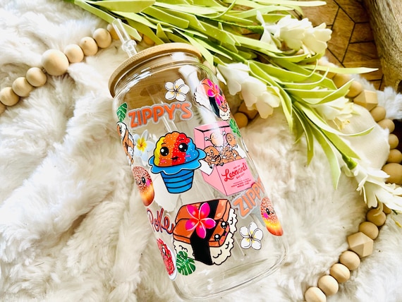 Tumbler, Hawaii Kawaii Themed Drinkware, Loco Moco, Hawaii Food Tumbler, Cute Drinkware, Kawaii Food