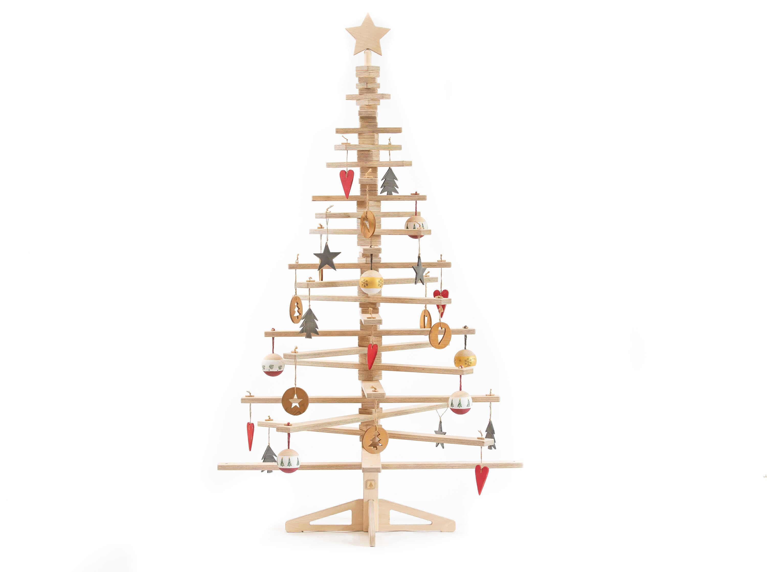 Sapin de Noël en Bois Stromcheck - Taille L 175 cm