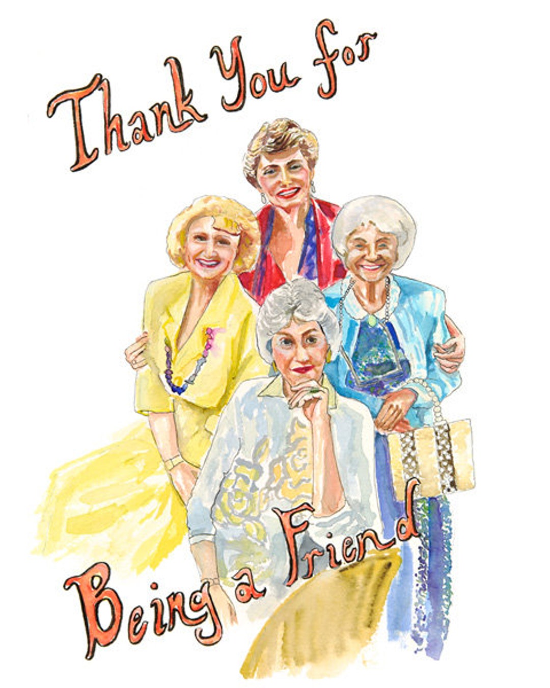 Golden Girls Print - Etsy
