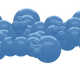 Baby Blue Balloons Packs multiple sizes 5", 12", 17", and more base on selected package