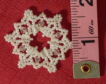Beaded Snowflake Ornament