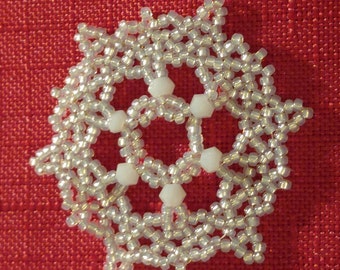 Beaded Snowflake Ornament