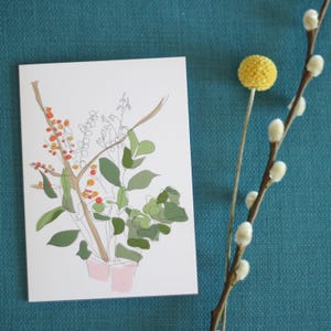 Biglietto d'auguri - Bouquet - Buon Compleanno - Interno vuoto - Consegna GRATUITA nel Regno Unito