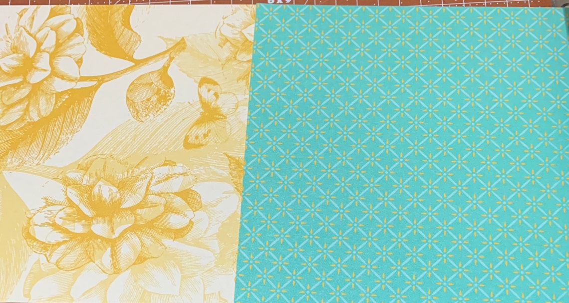 Tea Room Stampin' up Retired Designer Series Paper 6" X 6" Sampler DSP ...